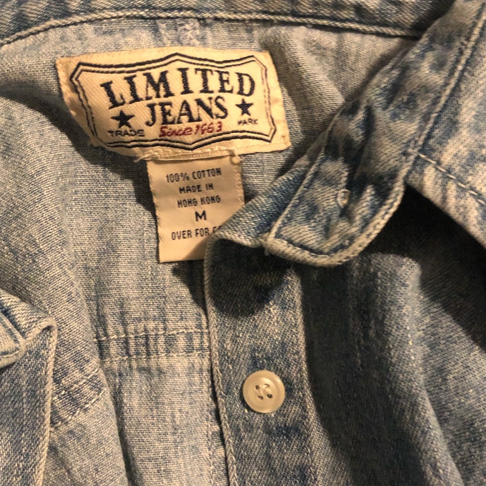 jean jacket button down
